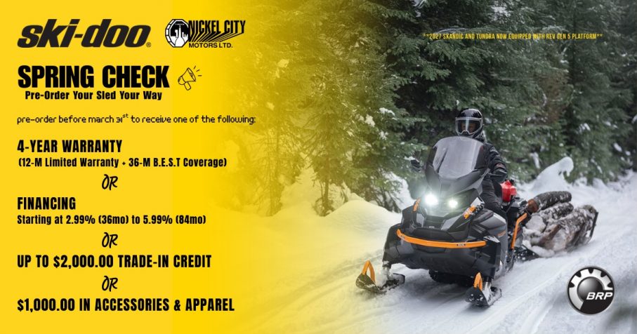 Pre-Order you 2027 Ski-doo & Lynx Now!